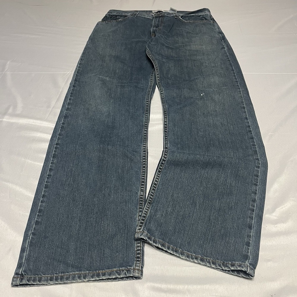 Y2K Levi's 559 Relaxed Straight Jeans Men's Size 34x34 Blue Baggy Grunge Skater